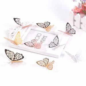 3d Butterfly Hollow Type - Stickers