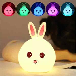 Cute Silicon Rabbit - Baby Lamp