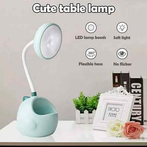 LED Table Lamp + Pen Holder -  USB Rechargeable