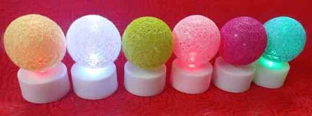 Pack Of 6 Cotton Ball Candle 1