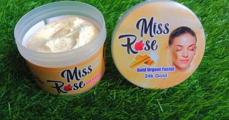 miss rose 24K gold face mask