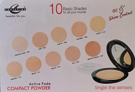 Christine Face Powder Available In 10 Shades 1
