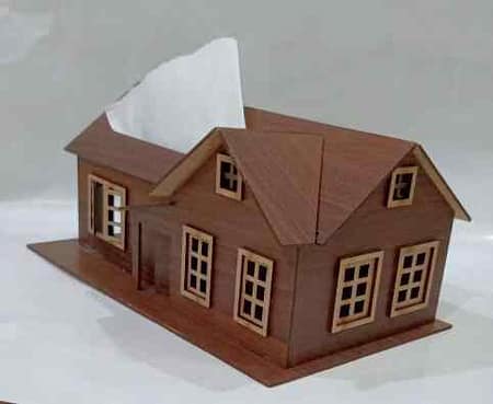 Tissue Box - House Shaped