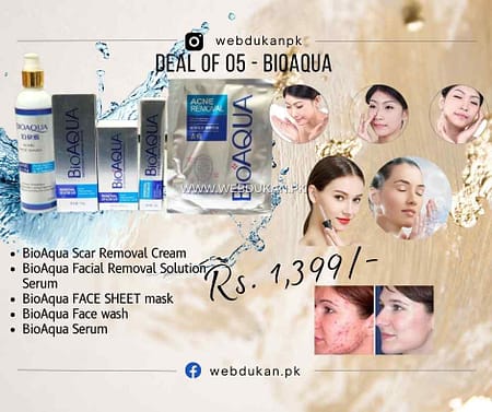 Bioaqua - Deal of 5 + Face Wash