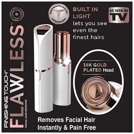 Flawless Women Painless Hair Remover Face Facial Hair Remover 1