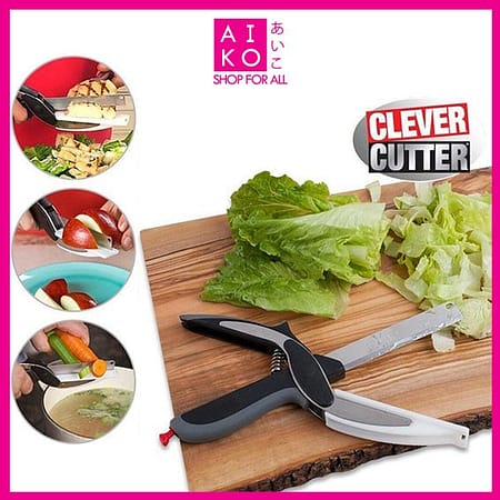 2 In 1 Knife Cutting BoardBrand New Best For Kitchen Clever Cutter 2 in 1 Food Chopper Kitchen 3