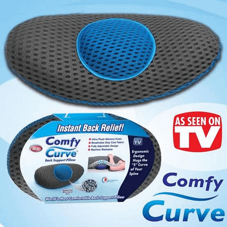 Comfy Curve Instant Back Relief Back Support Pillow 1