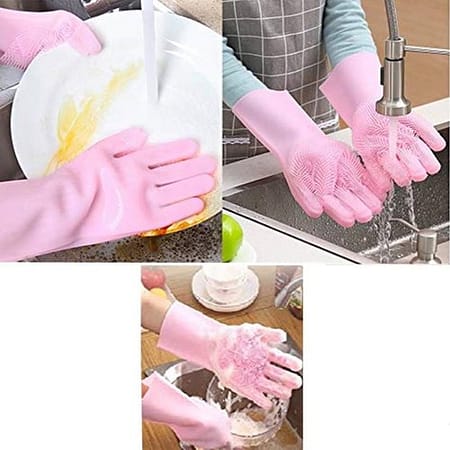 Full Finger Silicone Gloves For Home 2