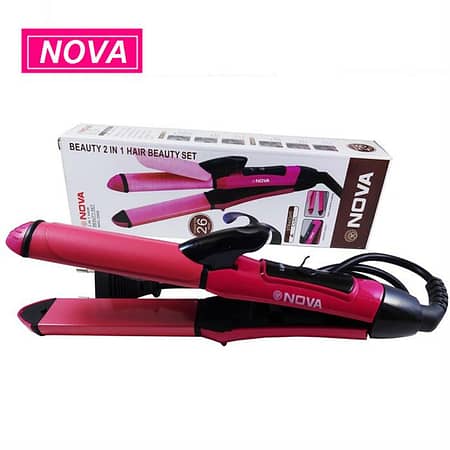 Nova 2 In 1 Hair Curler And Hair Straightenernhc 2009 2