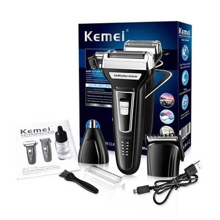 Pack Of 2 Kemei Trimmer 3 In 1 Beard Shaping Template 3