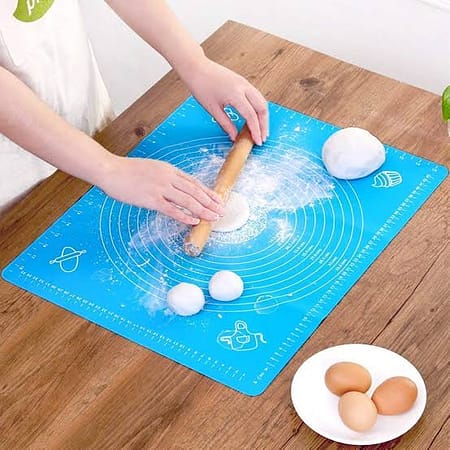 Silicone Baking Mat With Measurements Heat Resistant Cookie Sheet Oven Liner 1