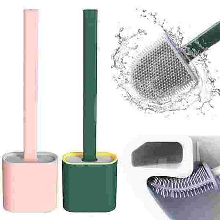 Deep cleaning Toilet Brush And Holder Set compressed