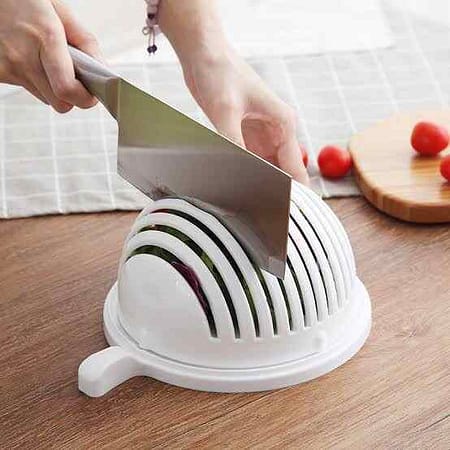 Easy To Use Salad Cutting Bowl 2