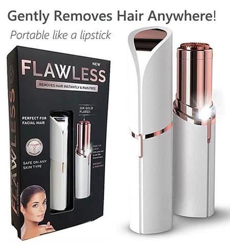 Flawless Facial Chargeable Usb Charging Epilator Face Hair Removal Lipstick Shaver Electric Eyebrow Trimmer Womens Hair Remover Mini Shaver For Women 3