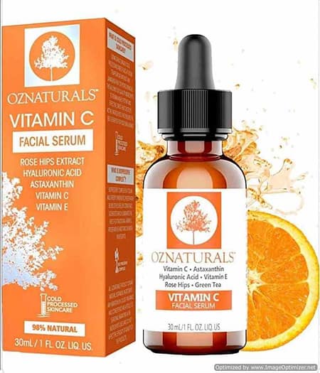 oz natural vitamin c face serum