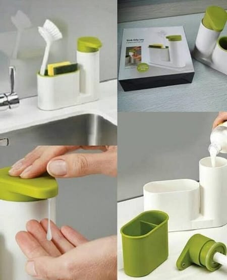 Sink Tidy Soap Dispenser Set 1