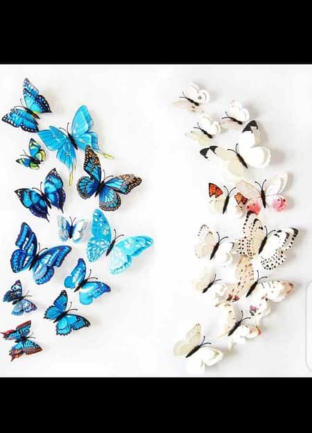 12pc butterfly magnet stickers