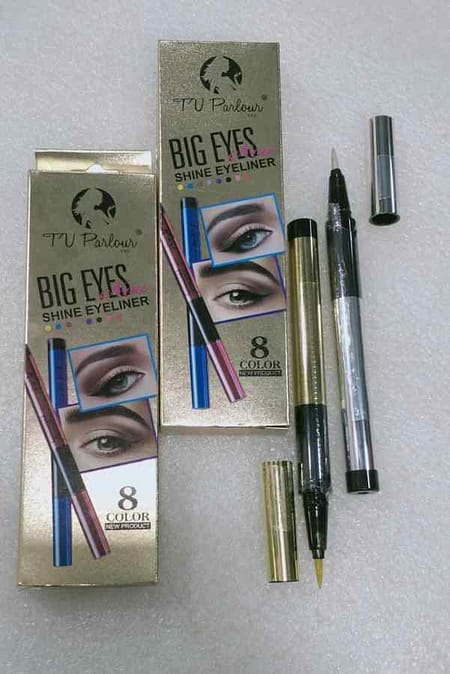 TV parlor Big Eyes Shine eyeliner 2 color gold silver 2pc set 350